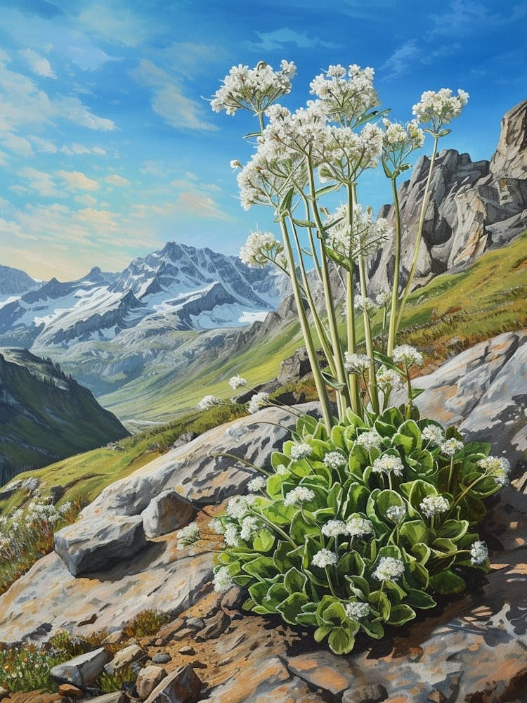 Mountain Spleenwort Painting 3