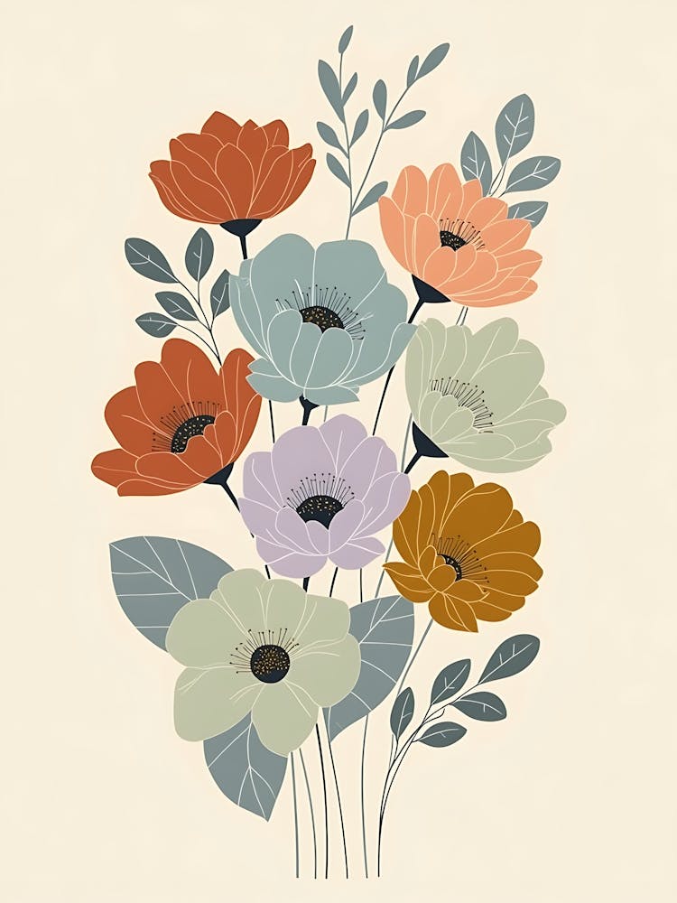 Soft Tones Floral Bouquet