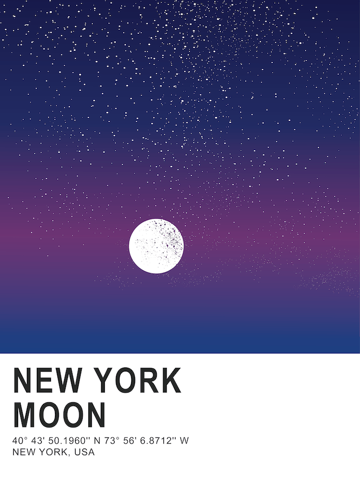 New York Moon United States of America