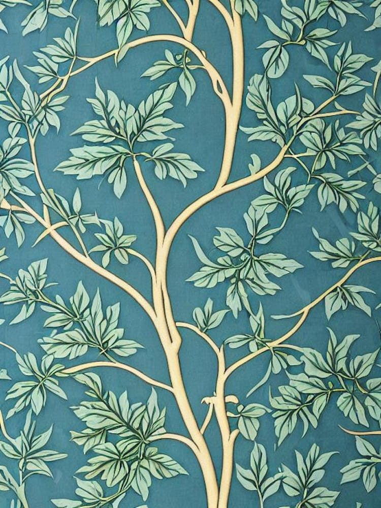 Sycamore tree Vintage Botanical