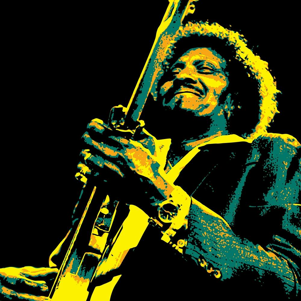Albert Collins Blues Music Guitarist in Pop Art Illustration