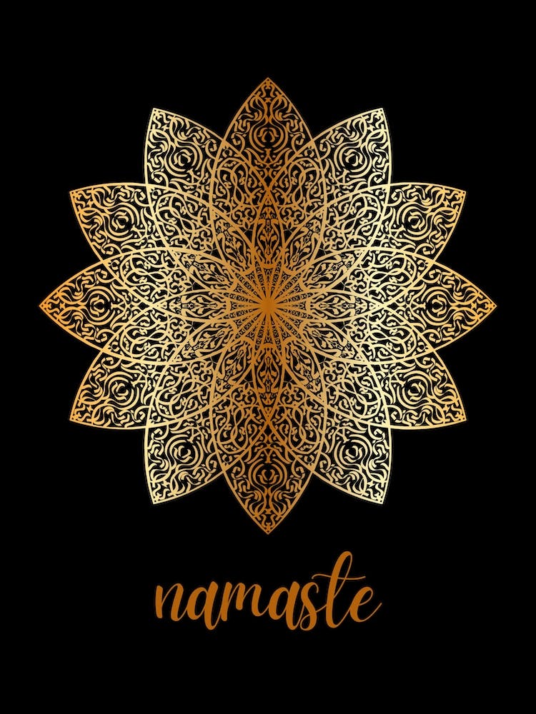 Namste Schwarz & Gold