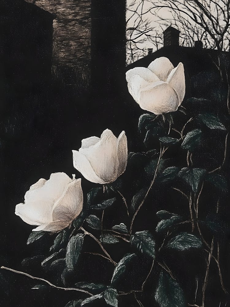 Rosen in der Nacht