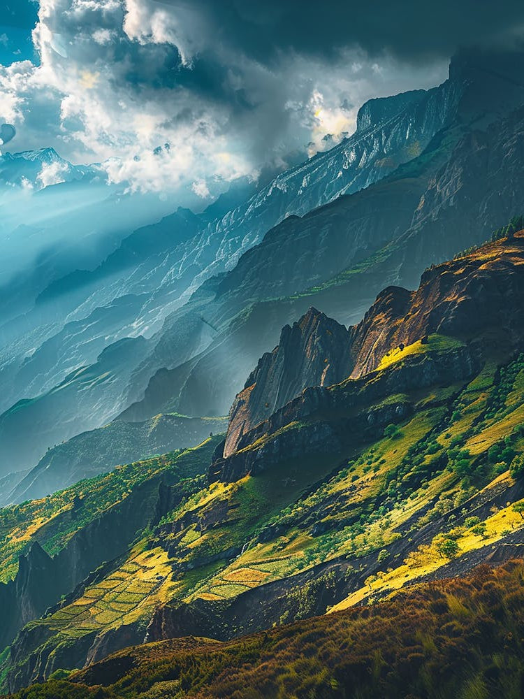 Valley In The Mountains