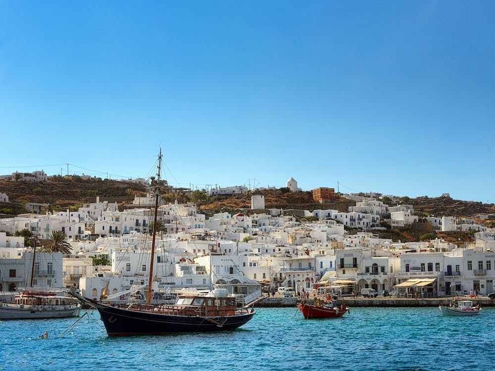 Mykonos From The Water