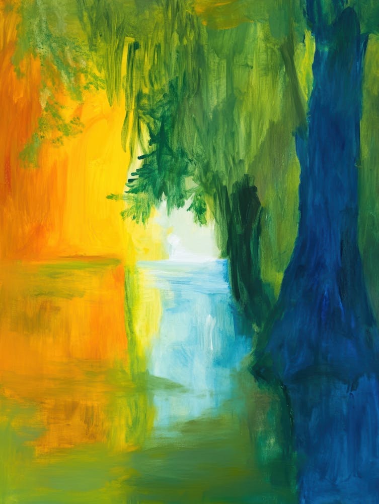 Sunrise Over The River 1