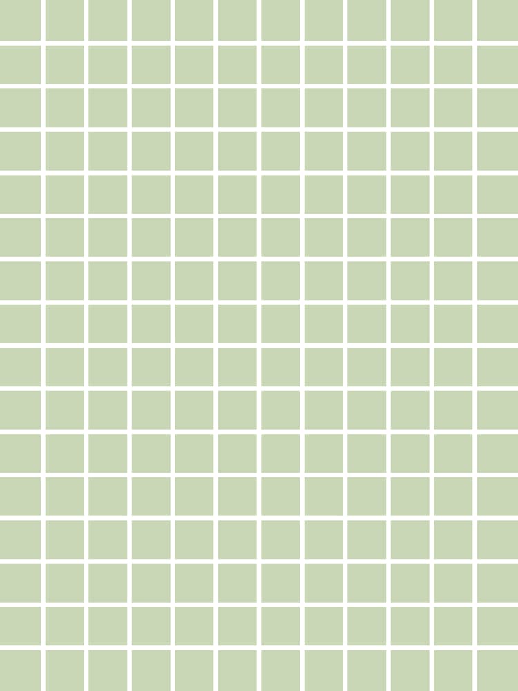 Pastel Green Grid