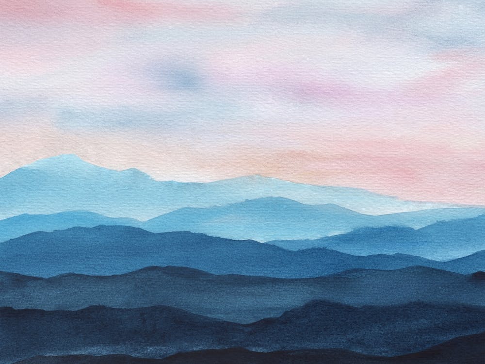 Abstract Blue Mountains 2