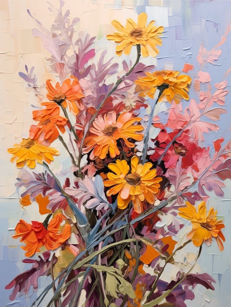 Fall Flower Painting Asters 6