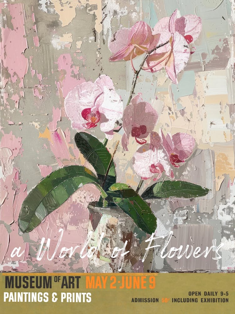 A World Of Flowers, Van Gogh Exhibition Orchid 4