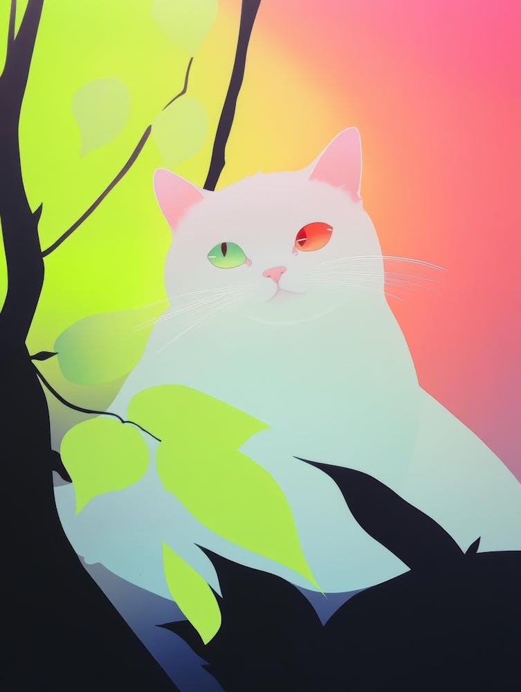 Cat In The Forest 7