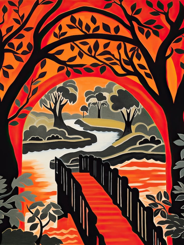 Nescio Bridge, Netherlands Colourful 2