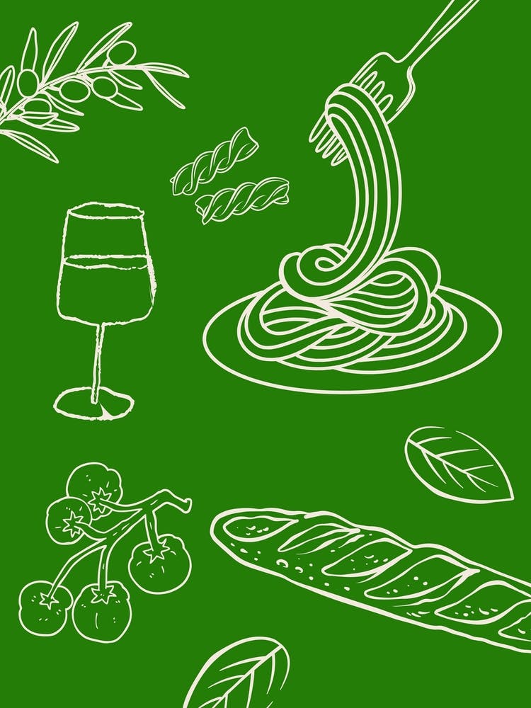 Green Tablescape