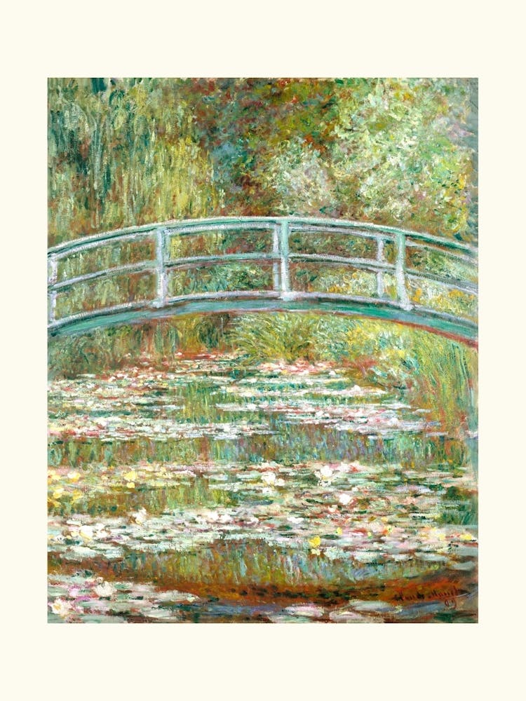 Bridge over a Pond of Water Lilies by Claude Monet