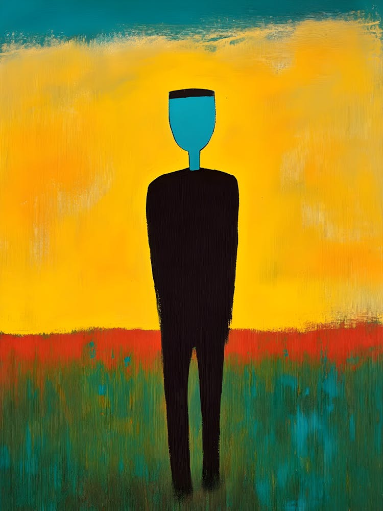 Man In A Field