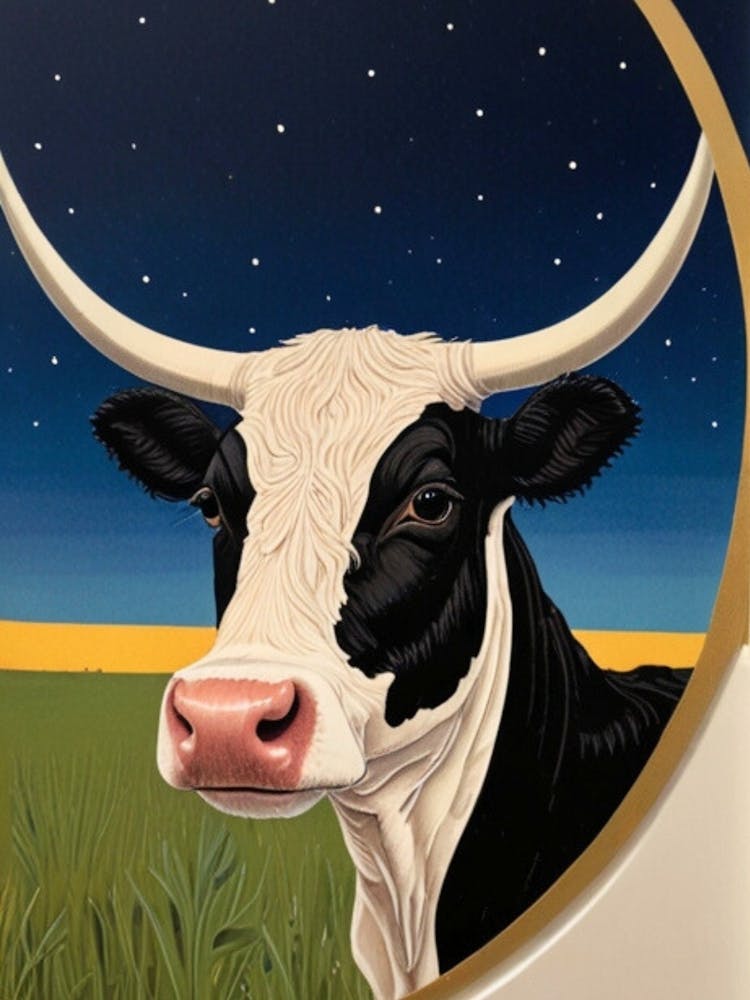 Cow In The Night Sky