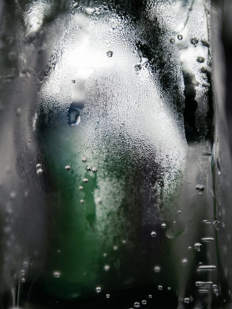 Texture Water Drops On Glass Of Water That Look Like Ice Block 2
