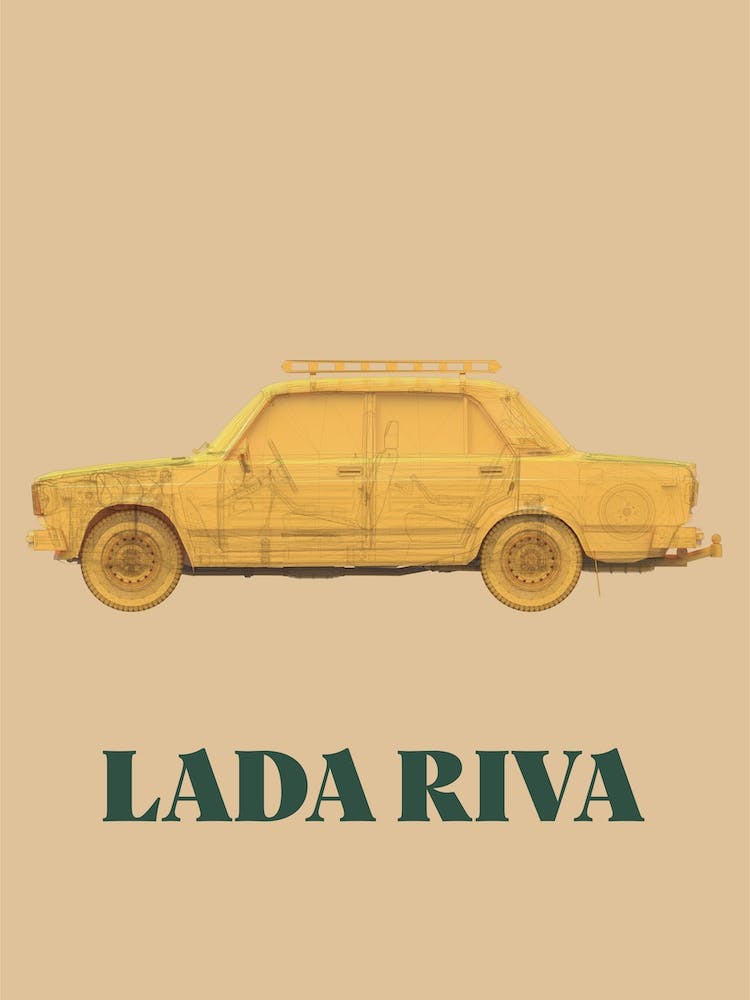 Collection de véhicules Lada Riva Orange