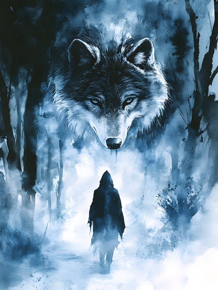 Wolf In The Woods