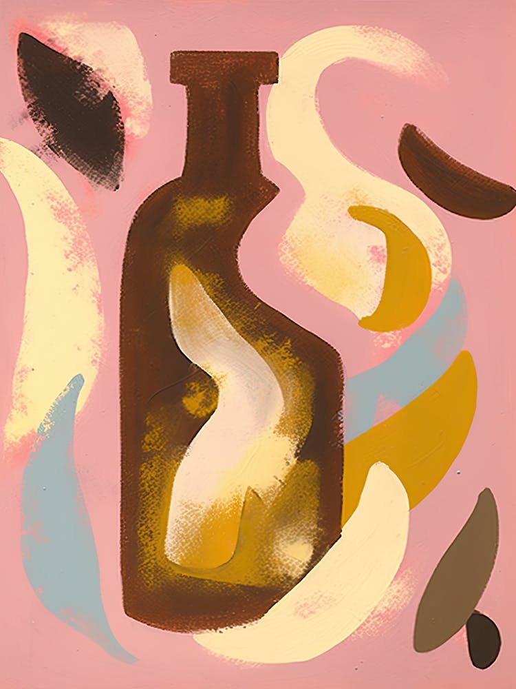 Pink Terracotta Painting Abstract 4