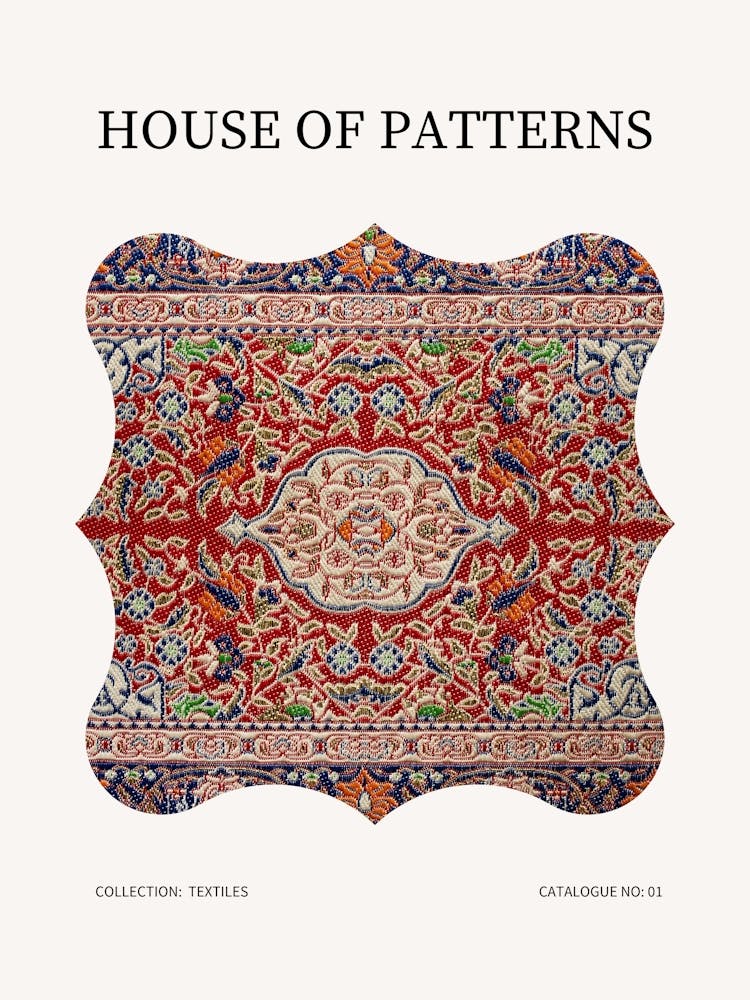 Textile Pattern Poster 1