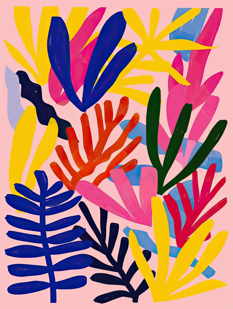 Botanical Crescendo Matisse Style