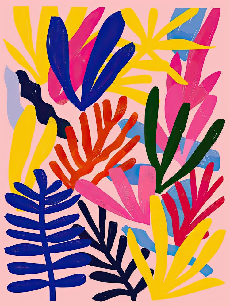 Botanical Crescendo Matisse Style
