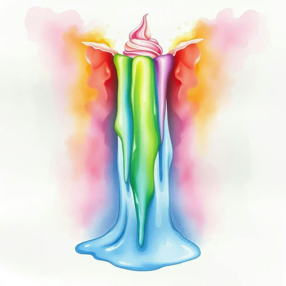 Regenbogen-Eis 2