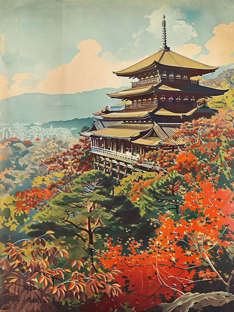 Kiyomizu Dera Temple In Kyoto