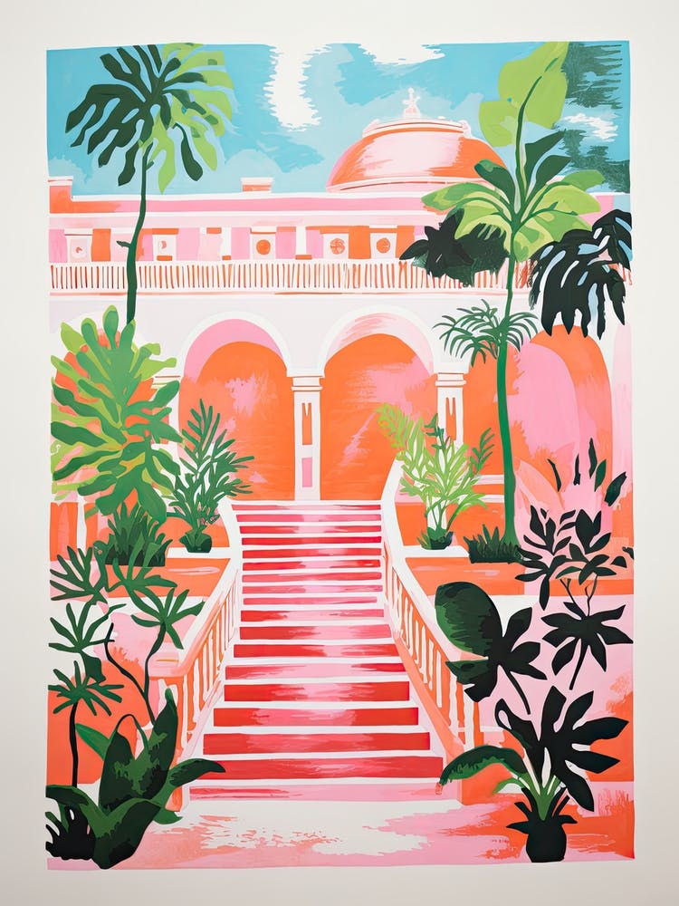 Villa Deste Gardens Abstrakter Riso-Stil 1