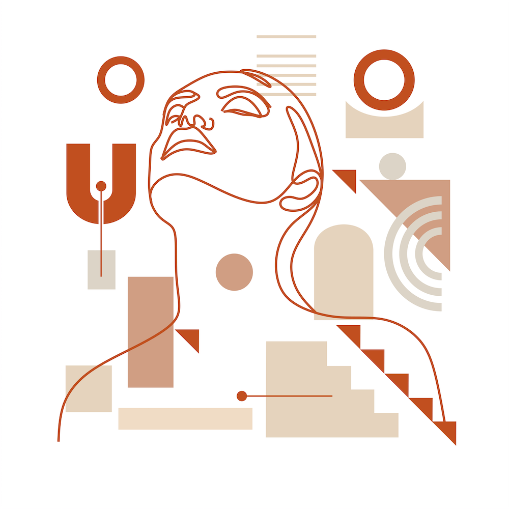 Modern Geometry Surreal Art