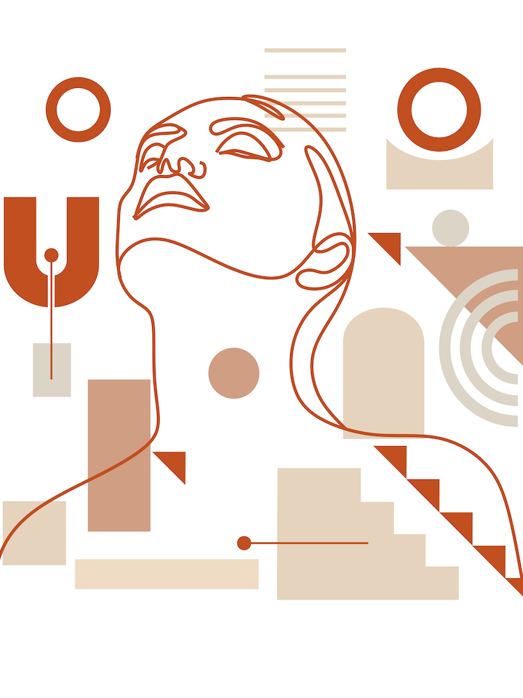 Modern Geometry Surreal Art