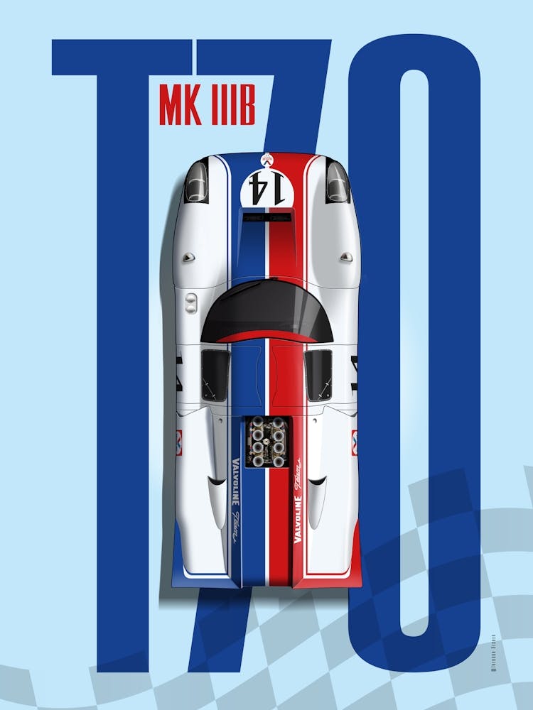Lola T70 No.14 Valvoline Top Tribute