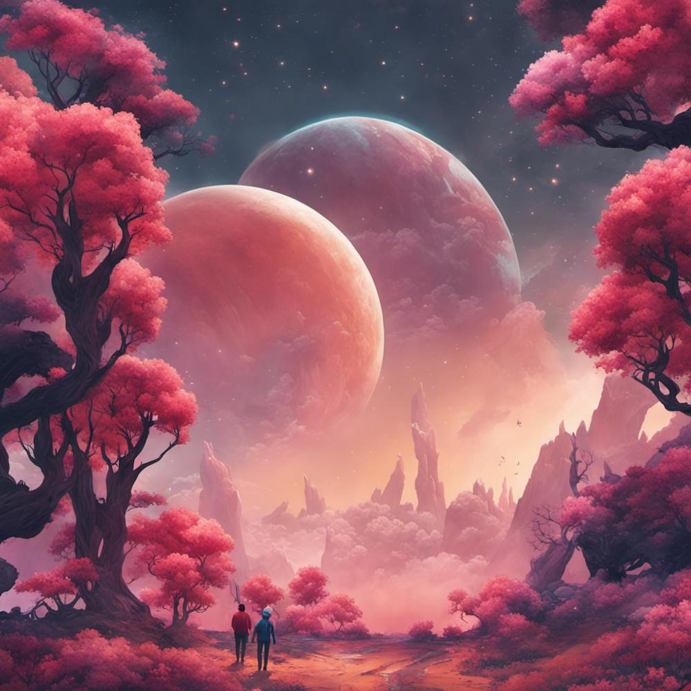 Weltraumlandschaft