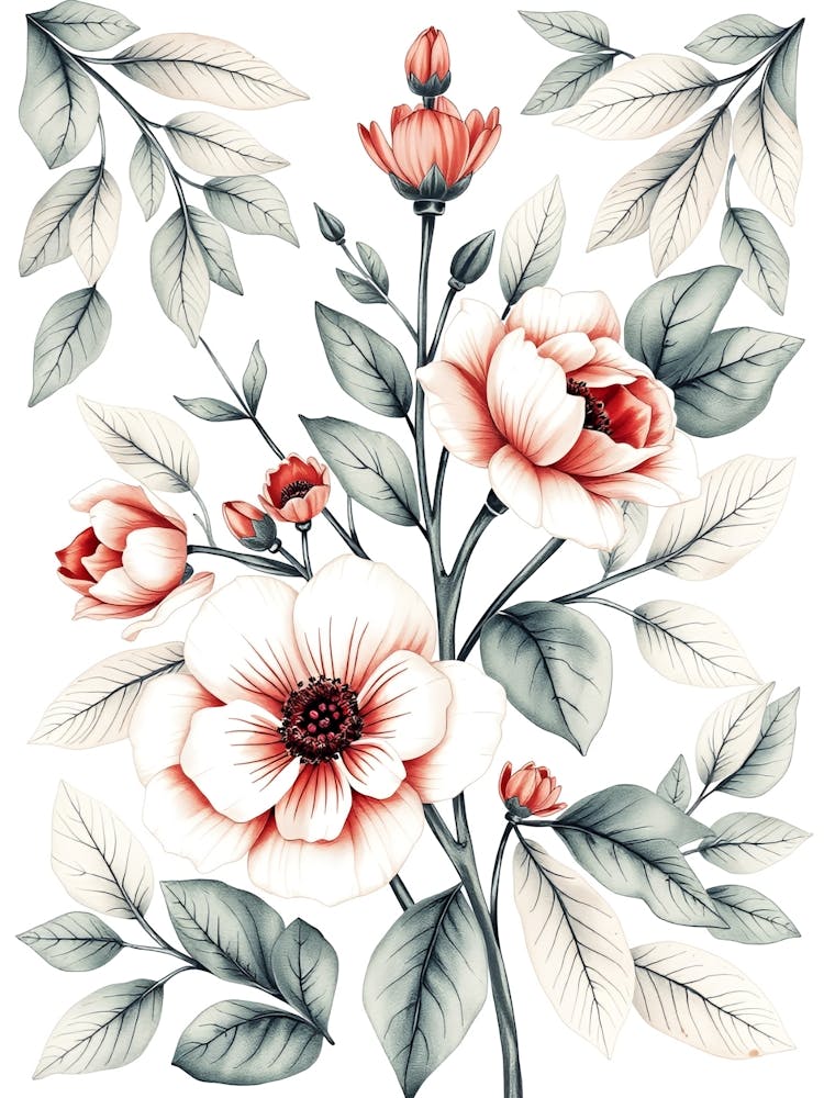 Watercolor Floral Painting