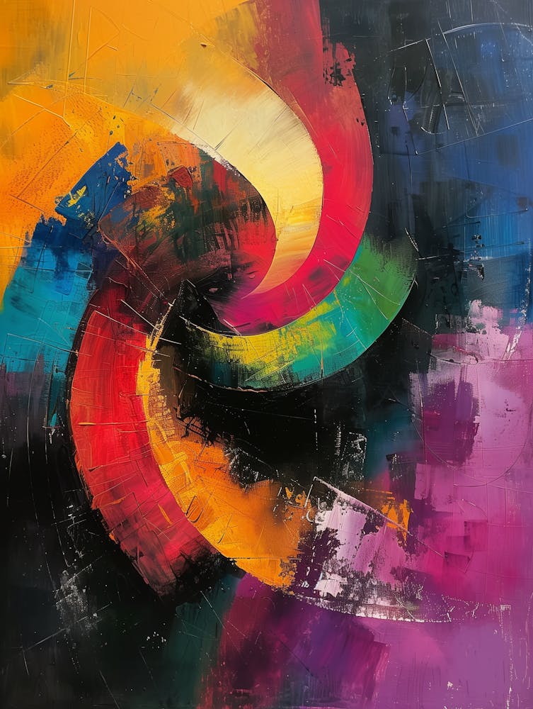 Abstract Painting, Abstract Painting, Acrylic Color