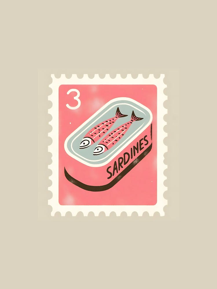 Pink Sardines Can
