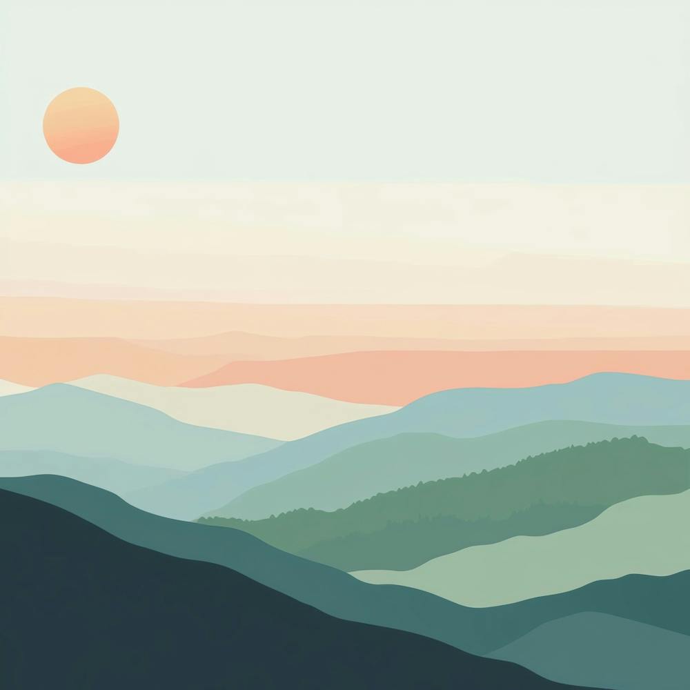 Sunset In The Mountains 15