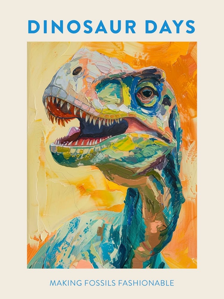 Making Fossils Fashionable Dinosaur Poster 3