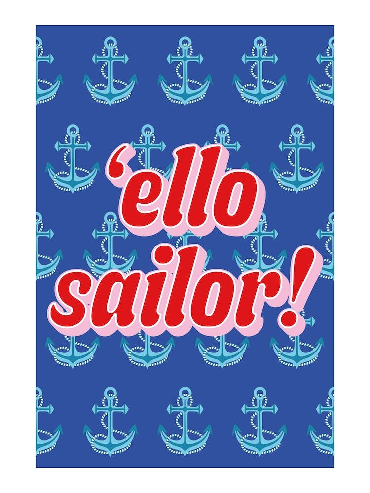 Ello Sailor Anchor Pattern
