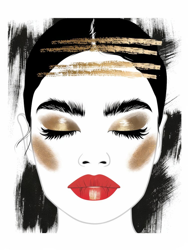 Gold And Black Makeup 4