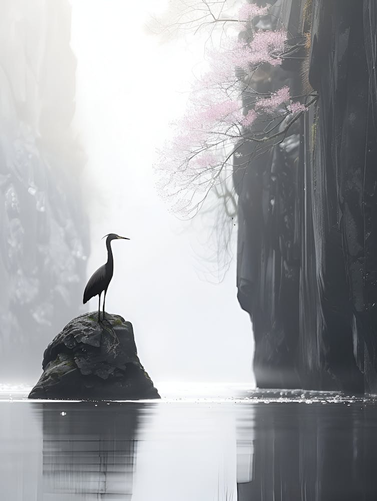 Bird In The Mist