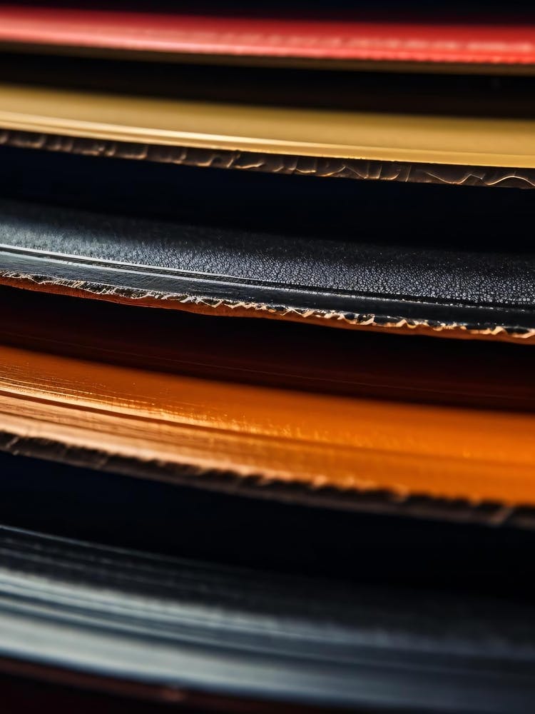 Close Up Of Different Colored Leather
