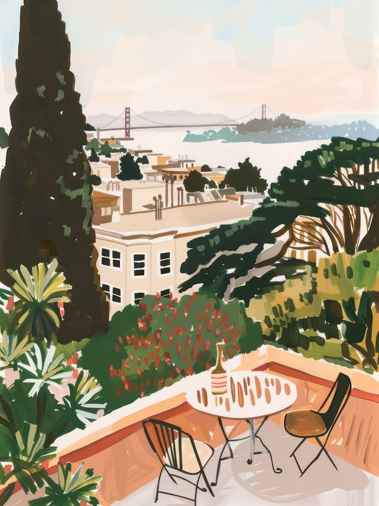 Travel Poster Happy Places San Francisco 2
