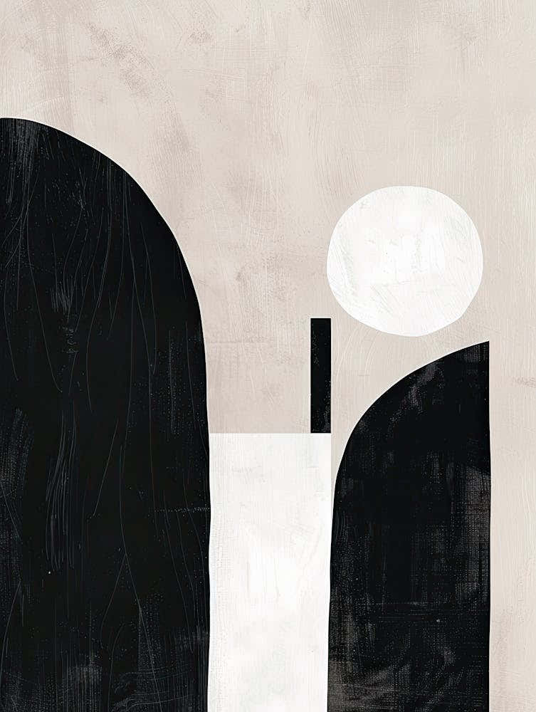 Submerged Geometry Bauhaus Minimalist