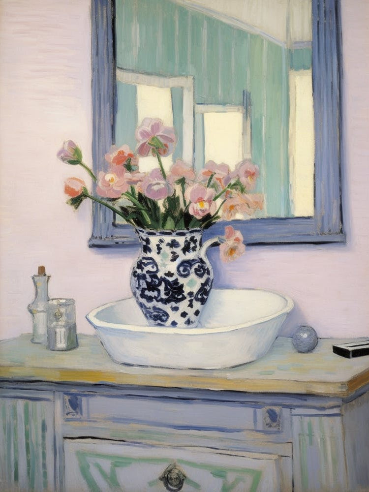 A Vase With Pansy, Flower Bouquet 2