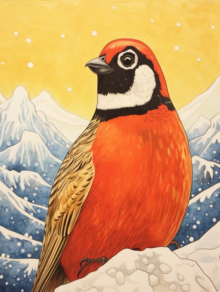 Illustration d'Oiseau Perdrix 2