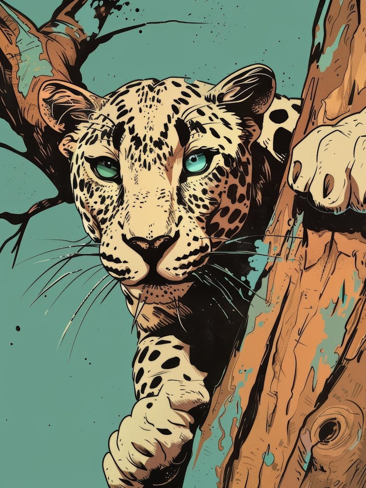 Leopard In The Tree 2