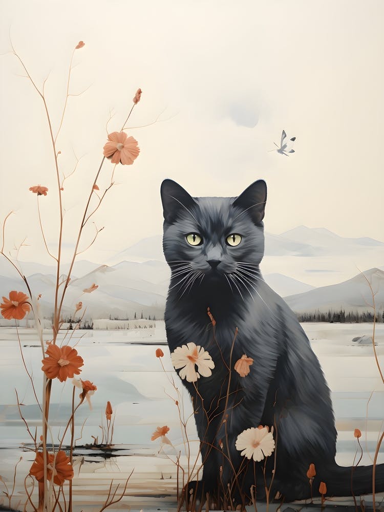Modern Japandi Katze 3