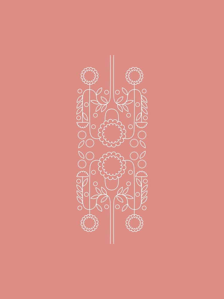 Boho Flowers Pattern 1